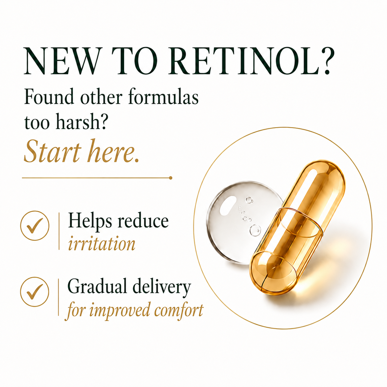 Retinol Peptide Night cream- Face & Neck
